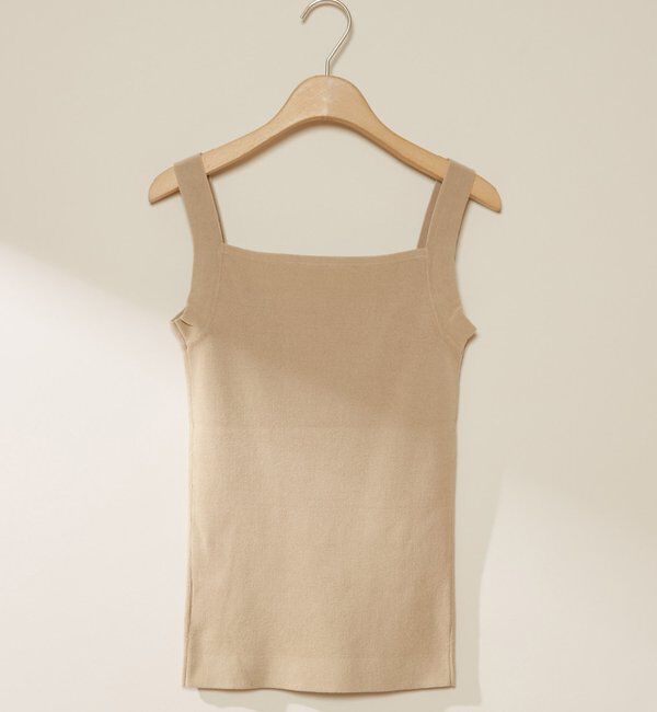  「総針ニットキャミソール」|ニット・セーター|