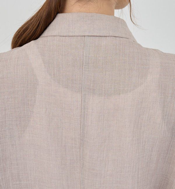  「シアーウォッシャブルジャケット」|テーラードジャケット|