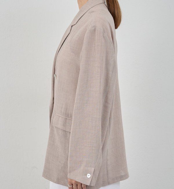  「シアーウォッシャブルジャケット」|テーラードジャケット|