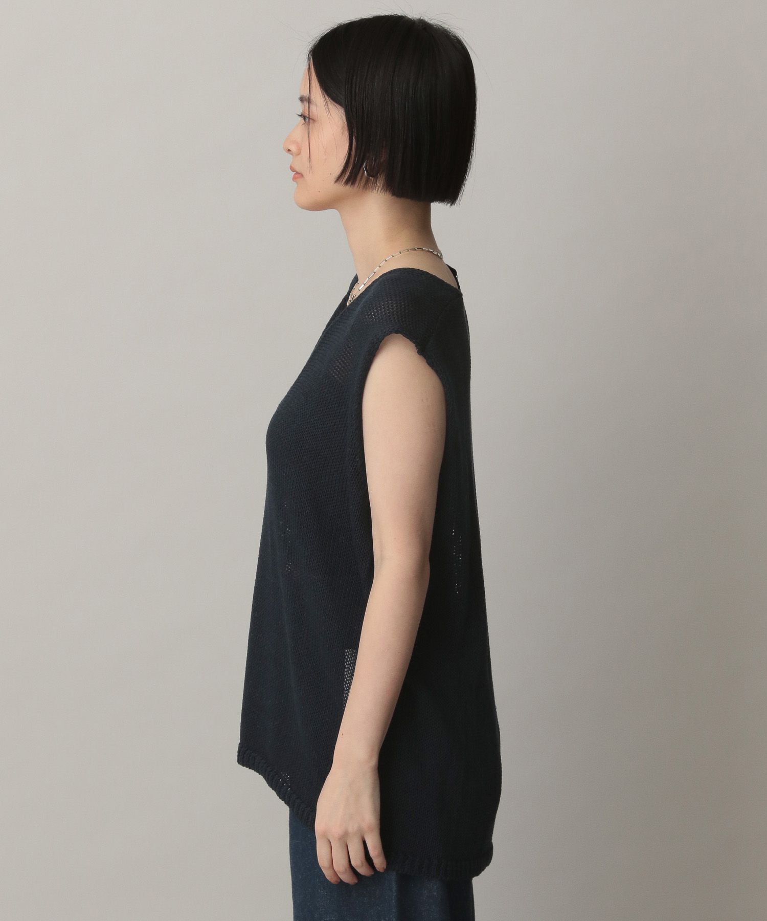 A part by 「ペーパーユルニットノースリーブ」|ニット・セーター|