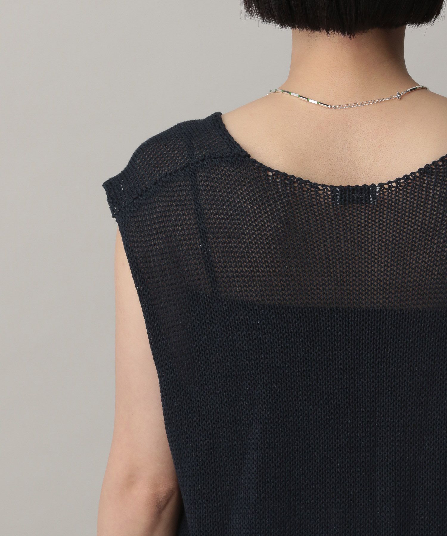 A part by 「ペーパーユルニットノースリーブ」|ニット・セーター|