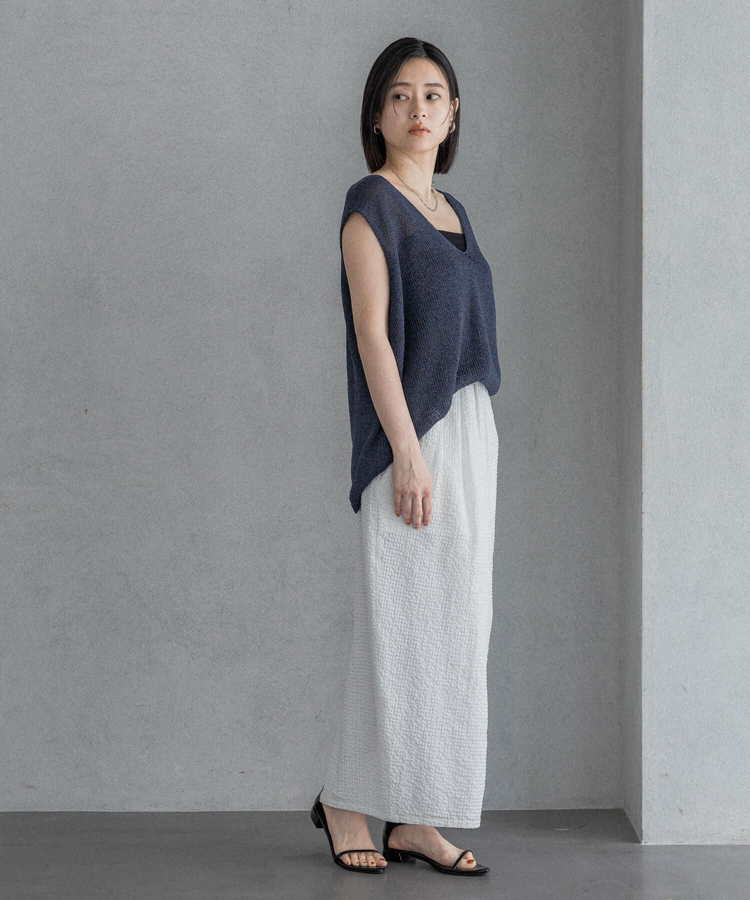 A part by 「ペーパーユルニットノースリーブ」|ニット・セーター|