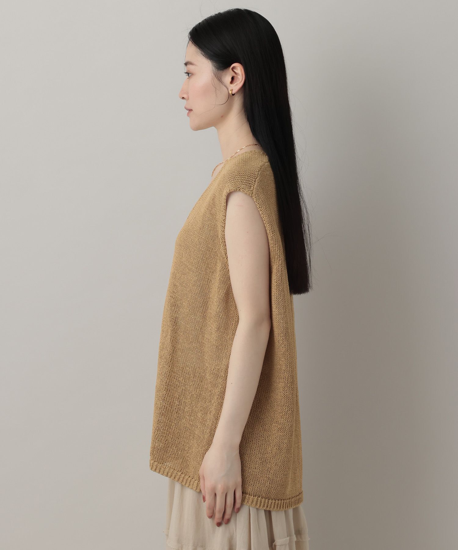 A part by 「ペーパーユルニットノースリーブ」|ニット・セーター|