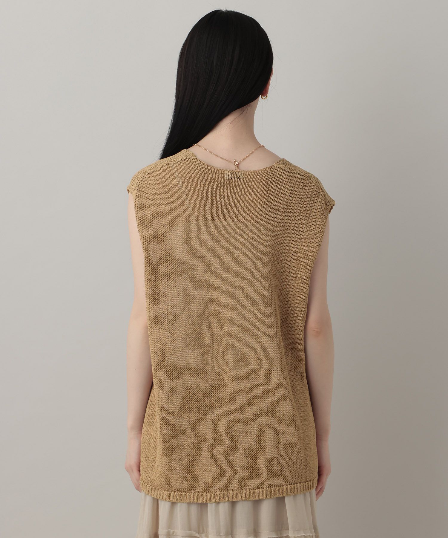 A part by 「ペーパーユルニットノースリーブ」|ニット・セーター|