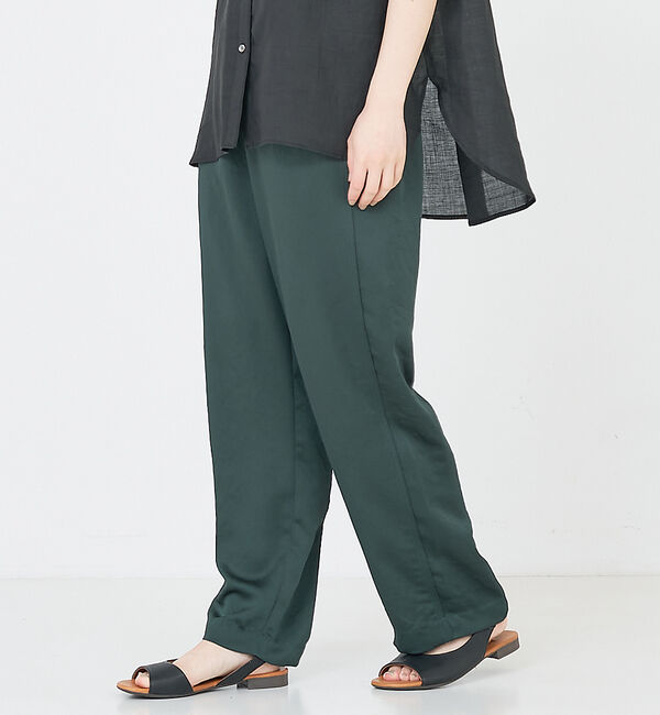 collex「【手洗い可能】【新色】リラックスサテンパンツ」|その他|