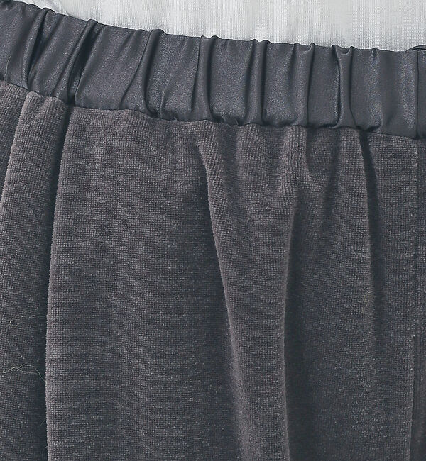 collex「【手洗い可能】ベロアセミワイドパンツ」|その他|