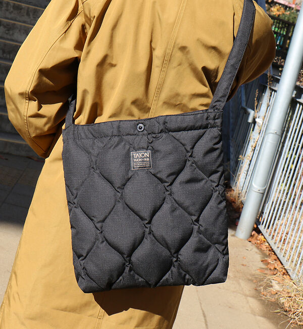 collex「【WEB限定】【TAION】ミリタリー クロスボディダウンバッグM」|ショルダー・メッセンジャー|ブラック