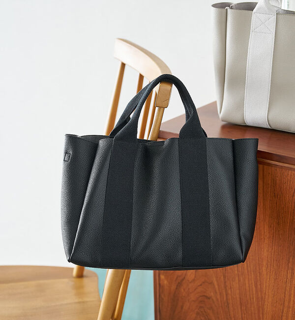 collex「【Varje Dag】3WAY スクエアトートバッグ」|トートバッグ|ブラック