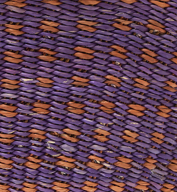 collex「ニャリガバスケット ニケチェック S ライラック」|かごバッグ|