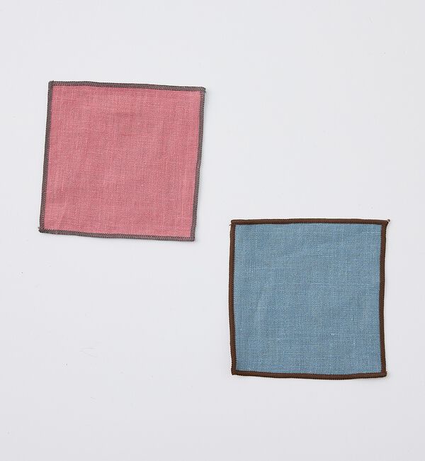 collex「【新色】麻 リネンコースター 正方形 10&times;10cm」|食器・キッチングッズ|