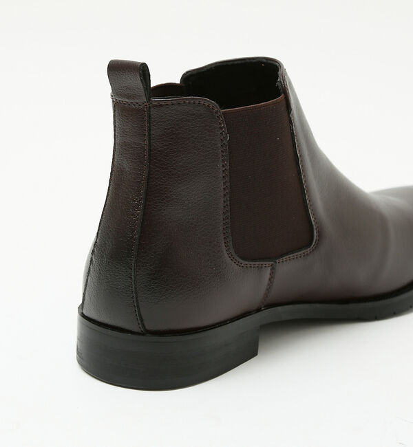 ABAHOUSE「ネオレザー サイドゴア ブーツ」|ショートブーツ|