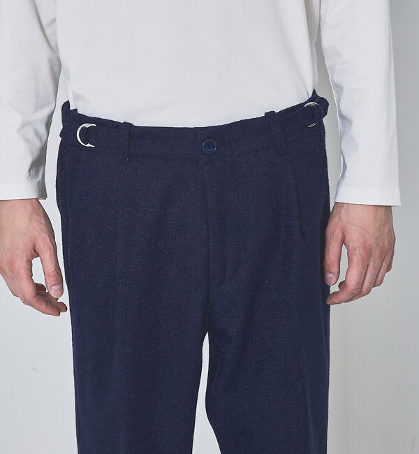 ABAHOUSE「【セットアップ対応】ウーリッシュ サイドライン 1タック パンツ」|その他|