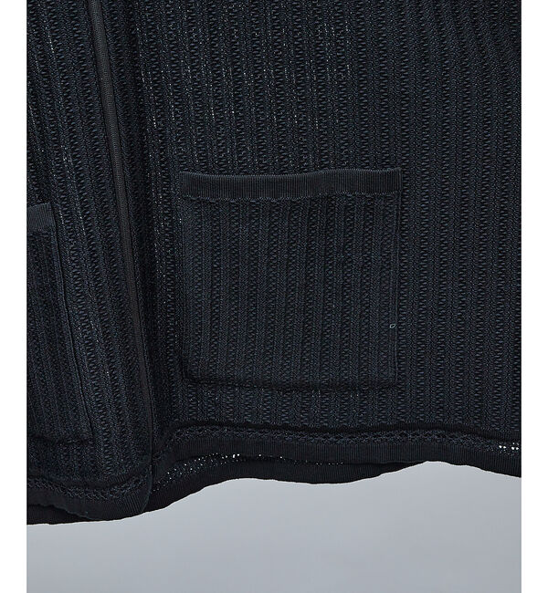 ABAHOUSE「メッシュニット ジップ カーディガン」|カーディガン|