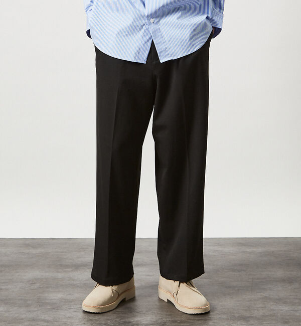 ABAHOUSE「デニムライク ワイドストレート スラックス / ワイドパンツ」|その他|