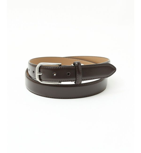 ABAHOUSE「レザー ドレスベルト」|ベルト|チョコ