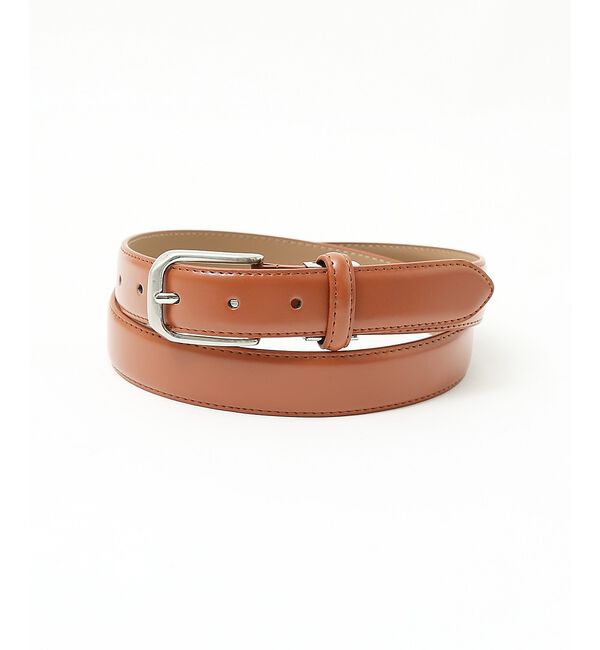 ABAHOUSE「レザー ドレスベルト」|ベルト|キャメル