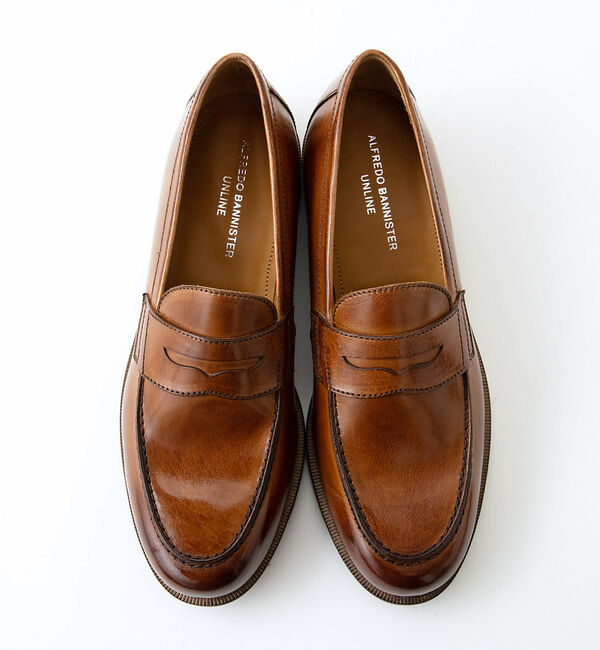 alfredoBANNISTER「【定番人気】コインローファー / ベジタブルタンニンレザー使用」|ローファー|