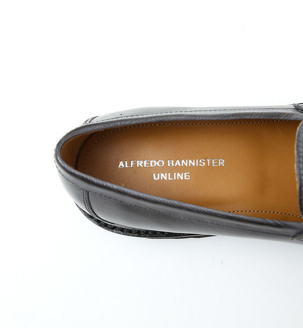 alfredoBANNISTER「【WEB限定】 軽量ソール使用 ビット ローファー/モカシン」|ローファー|