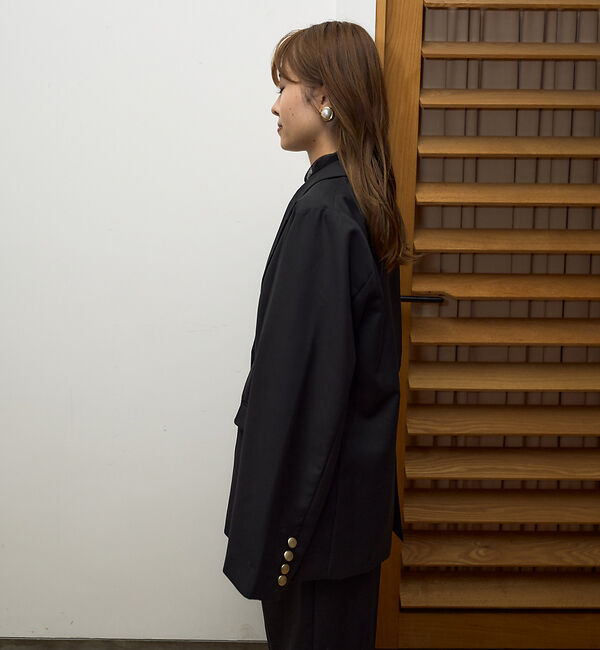 Rouge vif「【一部店舗限定】【2点セット】スリットジャケット＆ウエストクロスパンツSET」|テーラードジャケット|