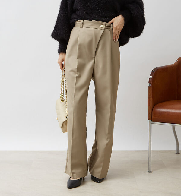 Rouge vif「【一部店舗限定】【2点セット】スリットジャケット＆ウエストクロスパンツSET」|テーラードジャケット|