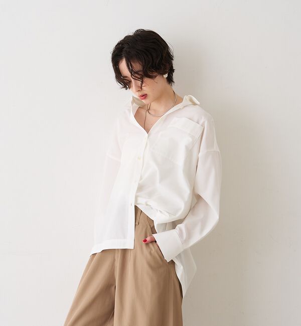 Rouge vif「バックラウンドデザインシャツ」|シャツ・ブラウス|