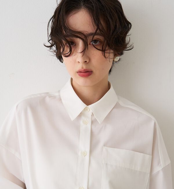 Rouge vif「バックラウンドデザインシャツ」|シャツ・ブラウス|