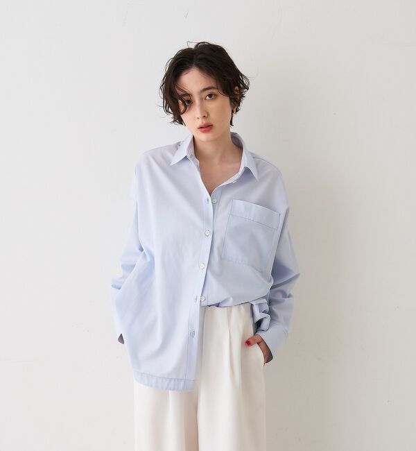 Rouge vif「バックラウンドデザインシャツ」|シャツ・ブラウス|