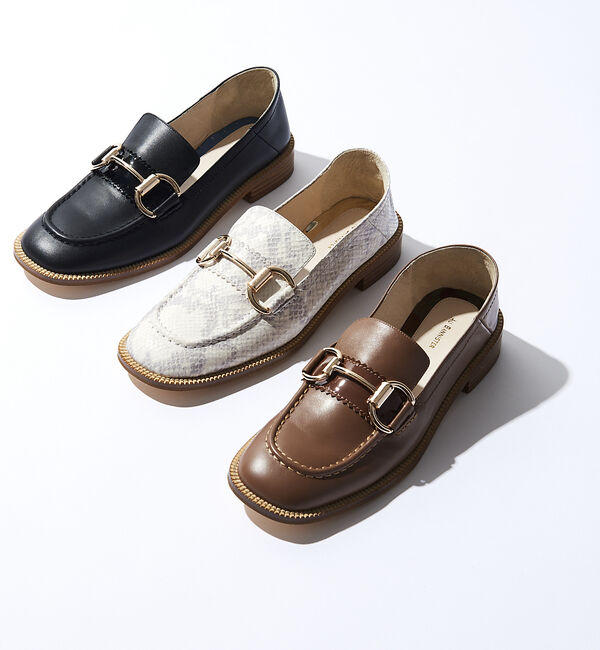 AU BANNISTER「アシンメトリービットローファー」|ローファー|