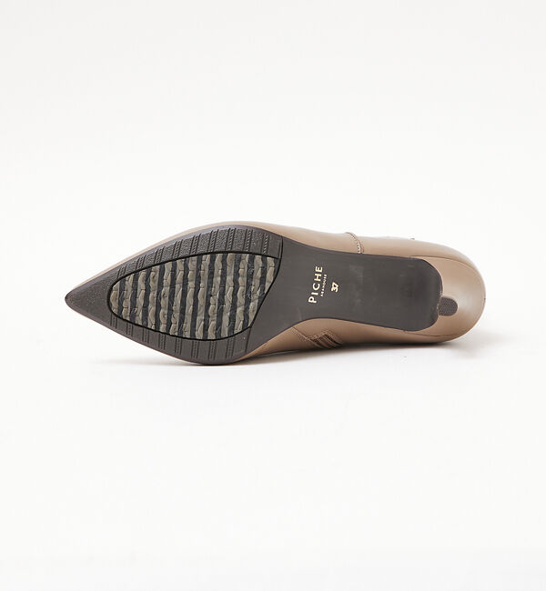 AU BANNISTER「【最高ブーツ/ 6.5cmヒール】ポインテッドトゥショートブーツ」|ショートブーツ|