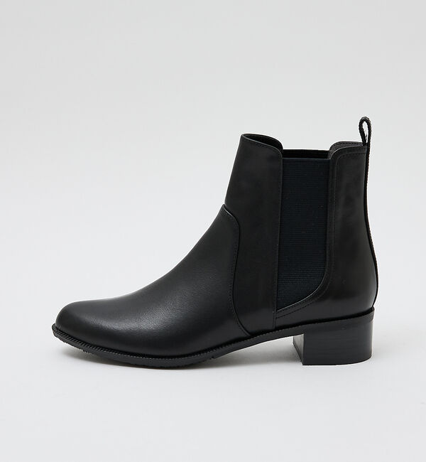 AU BANNISTER「【スノーソール】サイドゴアブーツ」|ショートブーツ|ブラック