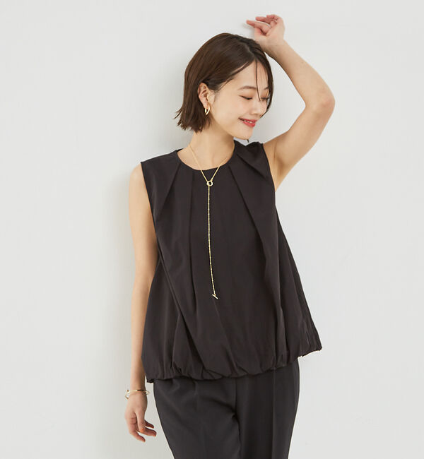 abahouse mavie「ノースリバルーンブラウス」|シャツ・ブラウス|