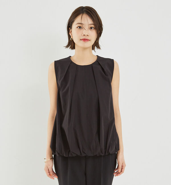 abahouse mavie「ノースリバルーンブラウス」|シャツ・ブラウス|