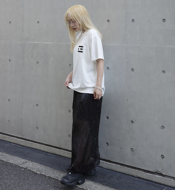 NOMINE「【ユニセックス】刺繍 ロゴ Tシャツ」|Tシャツ・カットソー|