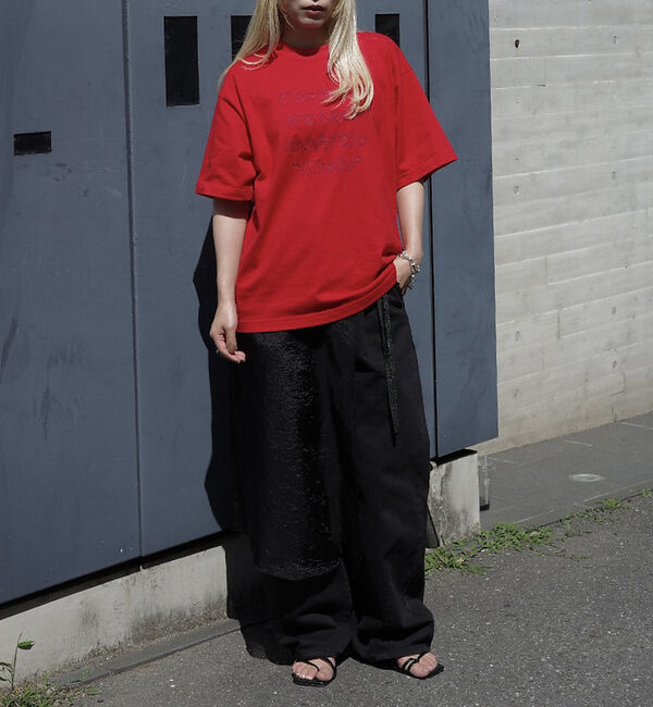 NOMINE「【ユニセックス】刺繍 ロゴ Tシャツ」|Tシャツ・カットソー|