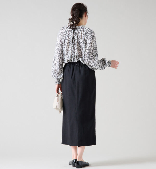 TIARA「リボンベルトタックラップスカート（セットアップ可）」|スカート|