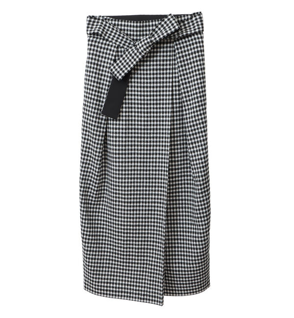 TIARA「リボンベルトタックラップスカート（セットアップ可）」|スカート|