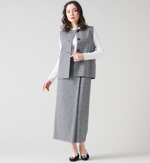 TIARA「リボンベルトタックラップスカート（セットアップ可）」|スカート|