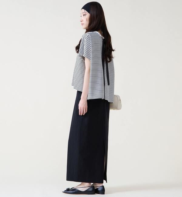 TIARA「バックリボンTシャツ」|Tシャツ・カットソー|