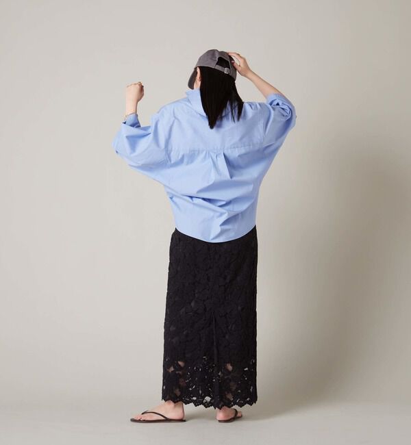 Liesse「袖タックワイドシャツ」|シャツ・ブラウス|