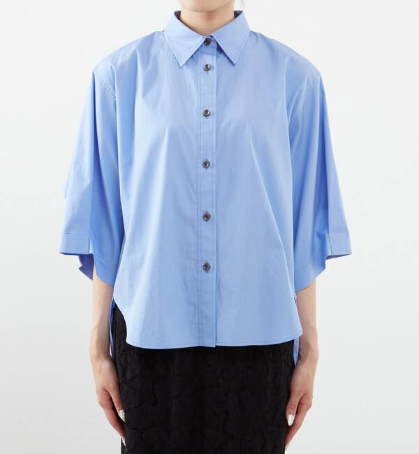 Liesse「袖タックワイドシャツ」|シャツ・ブラウス|