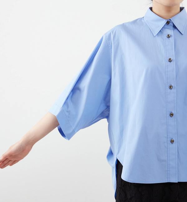 Liesse「袖タックワイドシャツ」|シャツ・ブラウス|