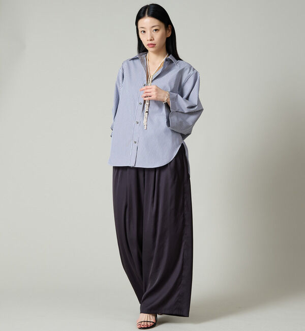 Liesse「袖タックワイドシャツ」|シャツ・ブラウス|