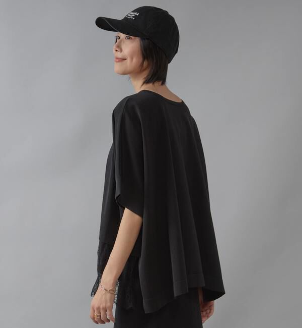 Liesse「レースコンビワイドニット」|ニット・セーター|