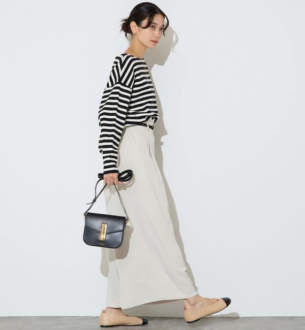 Liesse「ハーフミラノリブニットトップス」|ニット・セーター|