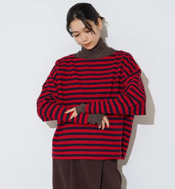 Liesse「ハーフミラノリブニットトップス」|ニット・セーター|