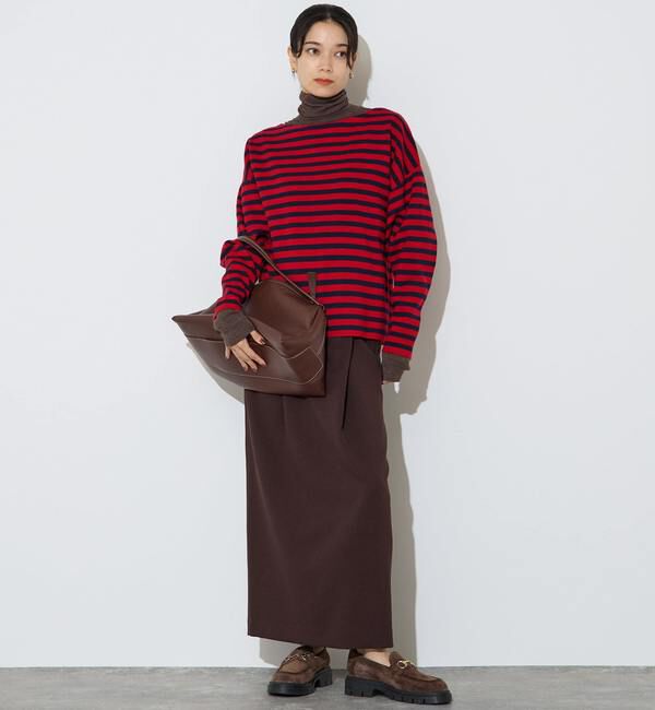 Liesse「ハーフミラノリブニットトップス」|ニット・セーター|