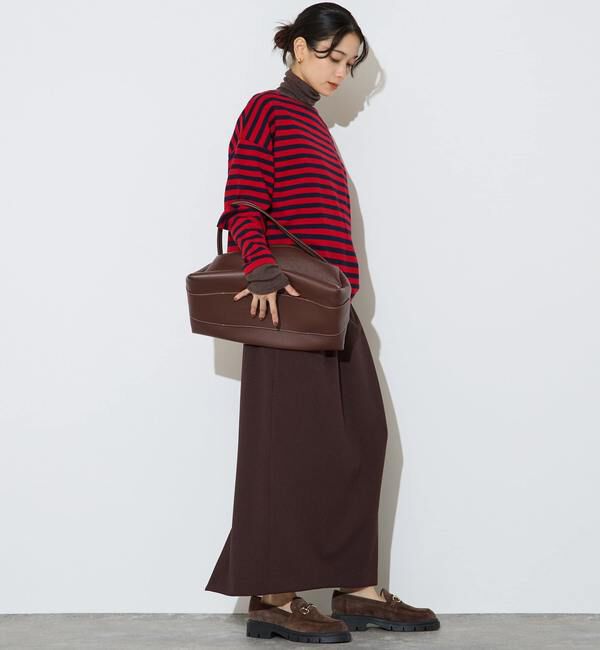 Liesse「ハーフミラノリブニットトップス」|ニット・セーター|