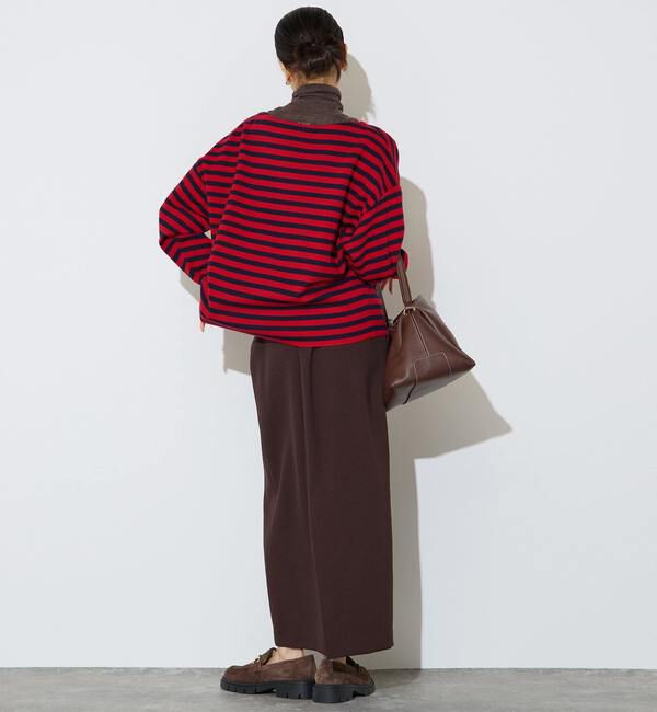 Liesse「ハーフミラノリブニットトップス」|ニット・セーター|