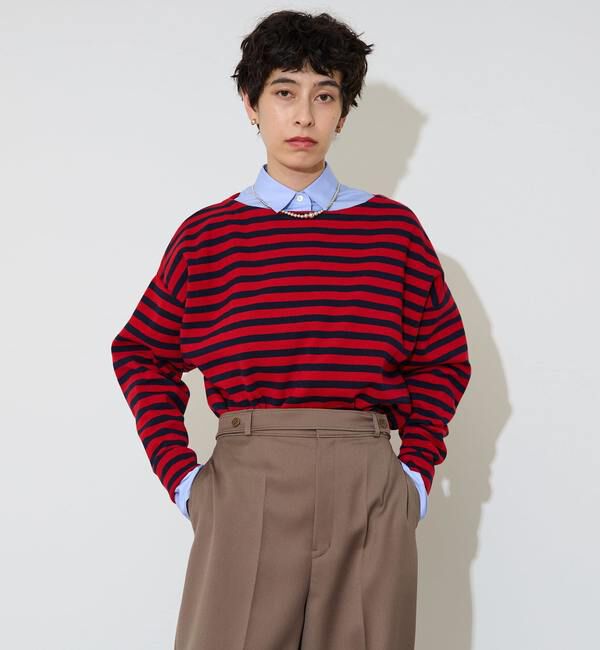 Liesse「ハーフミラノリブニットトップス」|ニット・セーター|