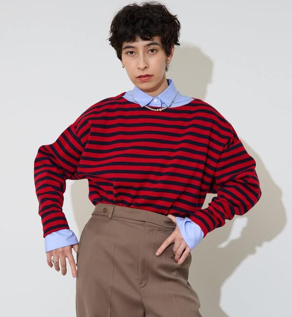 Liesse「ハーフミラノリブニットトップス」|ニット・セーター|